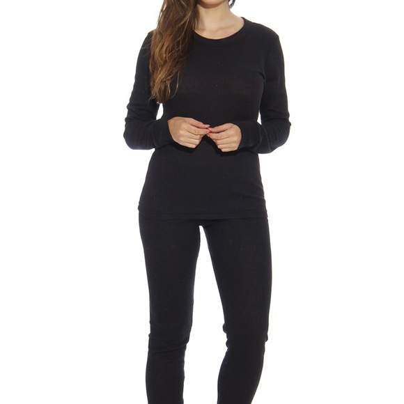 Just Love Women's Thermal Underwear Pajamas - Long Johns - Picture 5 of 7